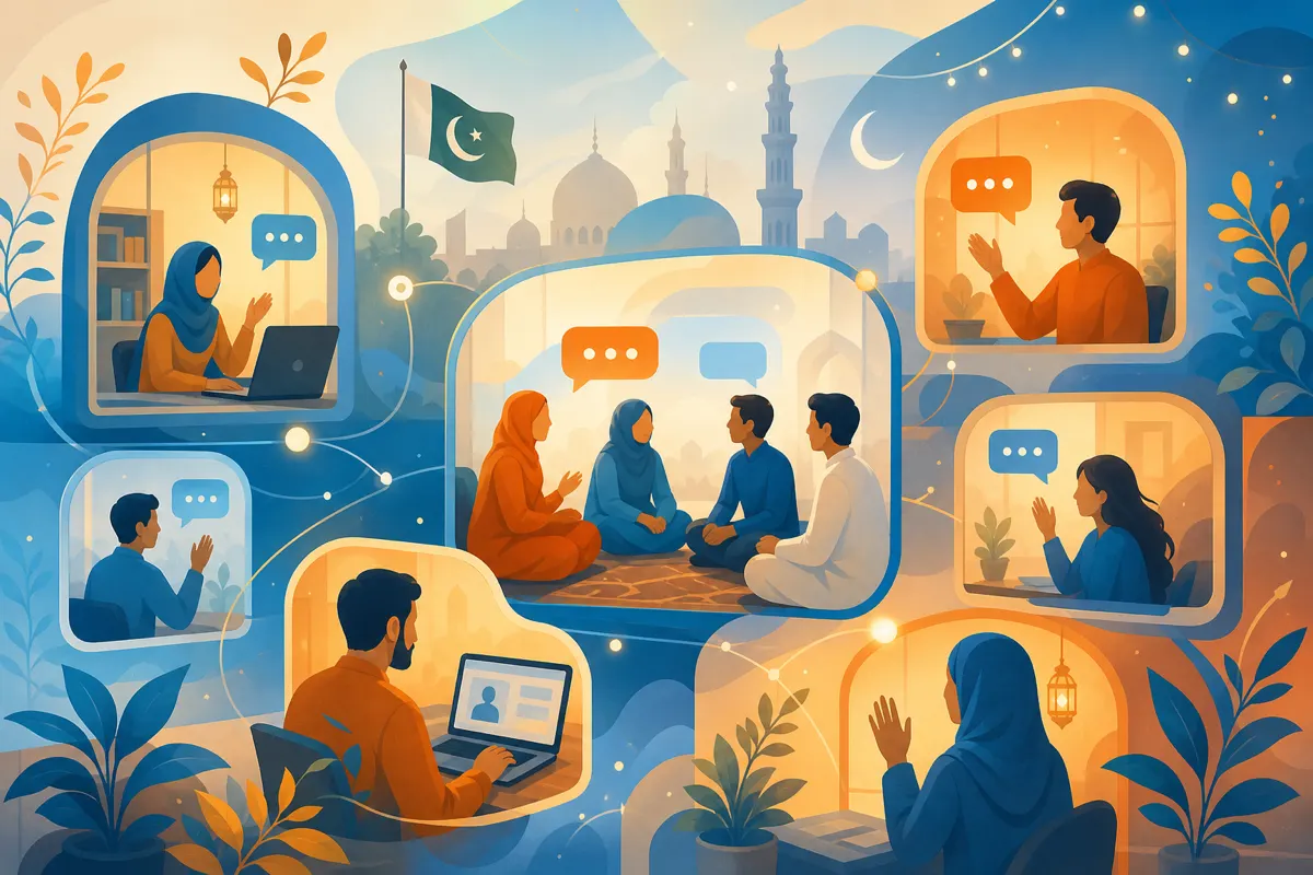 Best Pakistani chat rooms guide illustration